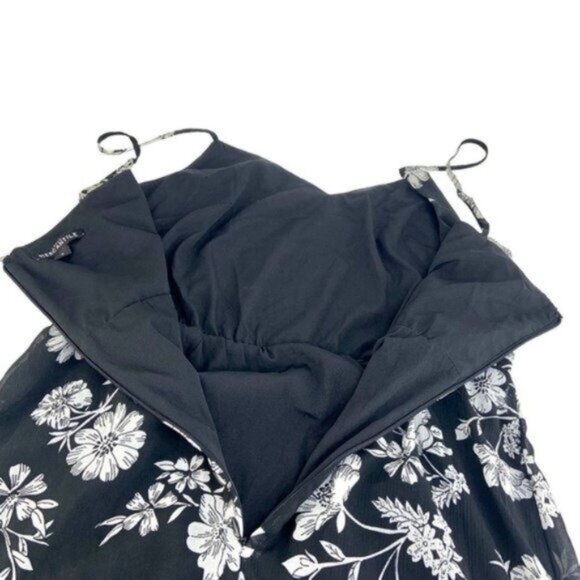 JCrew Black Chiffon Floral Maxi Dress - Picture 4 of 7